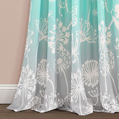 Lush Decor 2-pack Dandelion Fairy Ombre Window Curtain Set