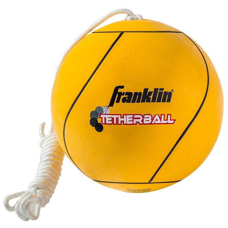 Franklin Sports 8.5-Inch Rubber Tetherball, Multicolor