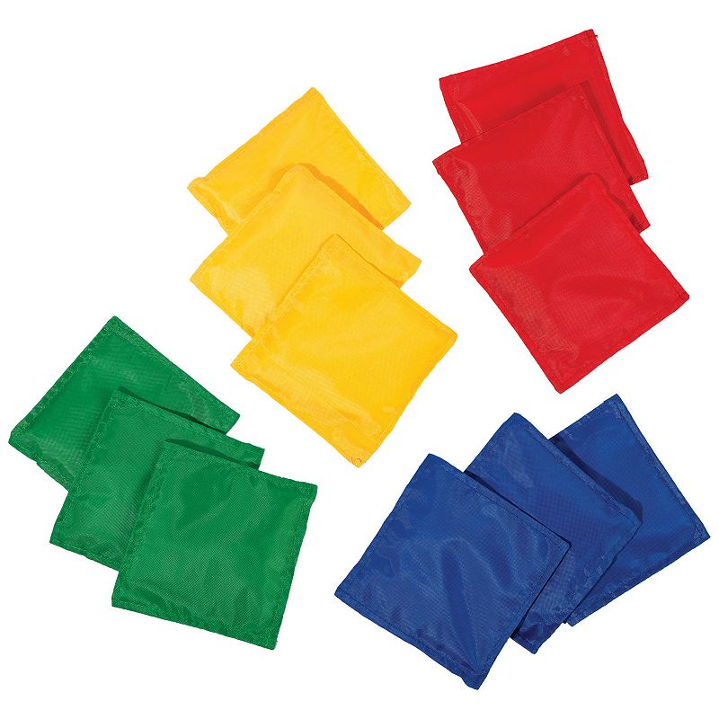 Franklin Sports 12-Pack 5-Inch Nylon Bean Bags, Multicolor