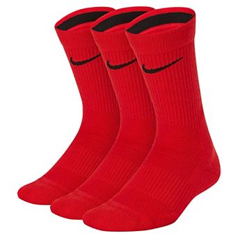 Kids Nike 3-Pack Elite Dri-FIT Basketball Crew Socks