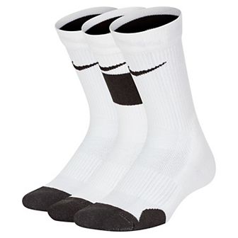 Kids Nike 3-Pack Elite Dri-FIT Basketball Crew Socks