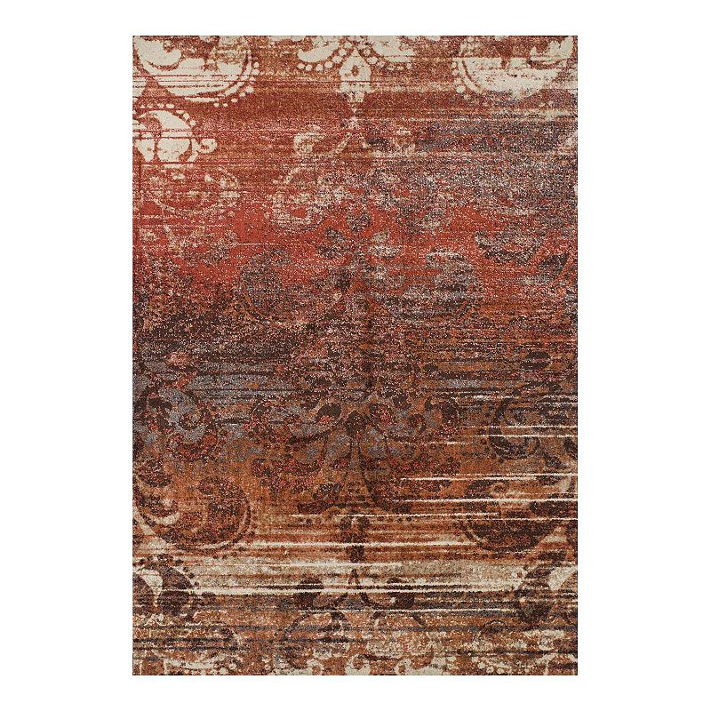 Addison Sheffield 33 Area Rug, Red, 5X7.5 Ft