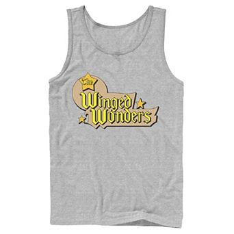 Men's DC Comics The Winged Wonders Text Logo Tank Top