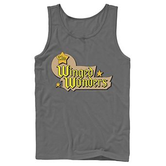 Men's DC Comics The Winged Wonders Text Logo Tank Top
