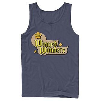 Men's DC Comics The Winged Wonders Text Logo Tank Top