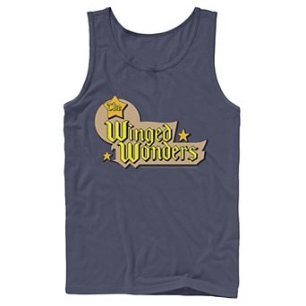 Men's DC Comics The Winged Wonders Text Logo Tank Top