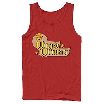 Men's DC Comics The Winged Wonders Text Logo Tank Top