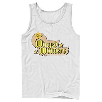 Men's DC Comics The Winged Wonders Text Logo Tank Top