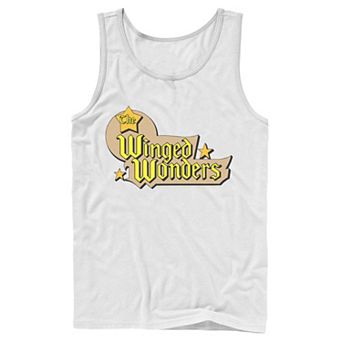 Men's DC Comics The Winged Wonders Text Logo Tank Top