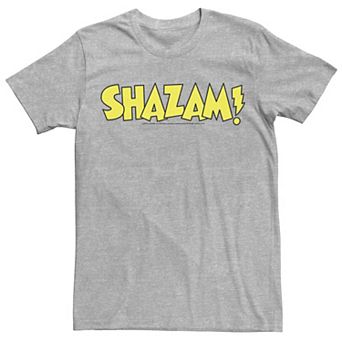 Men's DC Comics Shazam Bold Text Logo Tee