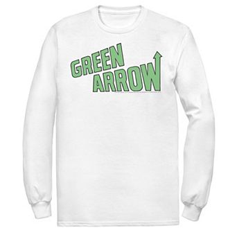 Men's DC Comics The Green Arrow Text Poster Tee