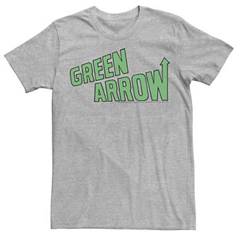Men's DC Comics The Green Arrow Text Poster Tee