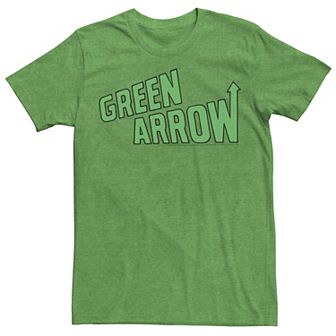 Men's DC Comics The Green Arrow Text Poster Tee