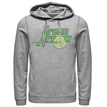 Men's DC Comics The Green Arrow Vintage Text Poster Hoodie