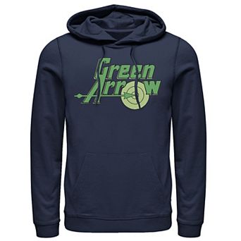 Men's DC Comics The Green Arrow Vintage Text Poster Hoodie