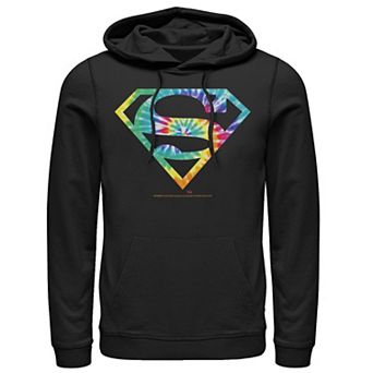 Men's DC Comics Superman Tie Dye Logo Hoodie