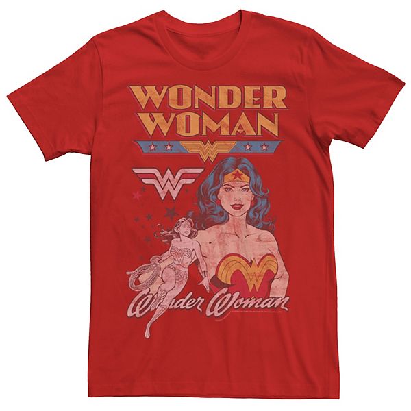 Men's DC Comics Wonder Woman Vintage Tee