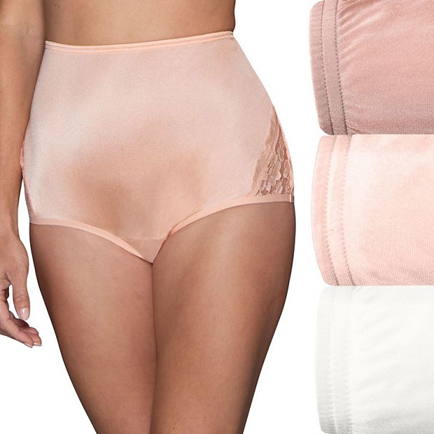 Vanity Fair Women's Perfectly Yours Lace Brief, Fawn, 5, 3-Pack at   Women's Clothing store: Briefs Underwear