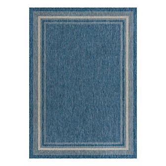 Unique Loom Outdoor Soft Border Rug