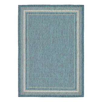 Unique Loom Outdoor Soft Border Rug