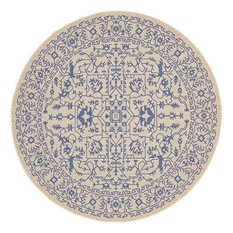 Unique Loom Outdoor Allover Rug, Beig/Green, 8X11.5 Ft