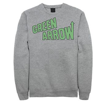 Men's DC Comics The Green Arrow Text Poster Sweatshirt