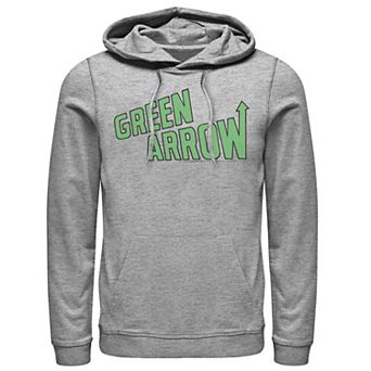 Men's DC Comics The Green Arrow Text Poster Hoodie