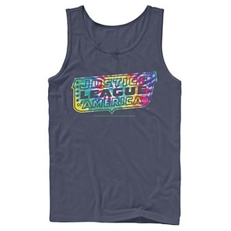 Men's DC Comics Justice League Tie Dye Logo Tank Top