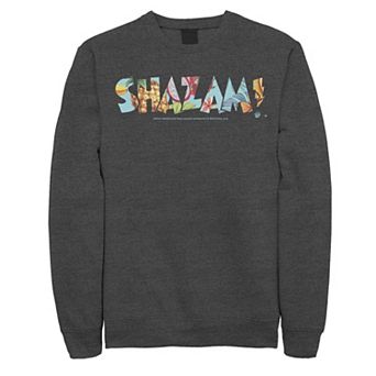 Men's DC Comics Shazam Bold Text Logo Sweatshirt