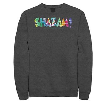 Men's DC Comics Shazam Tie-Dye Logo Sweatshirt