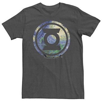 Men's DC Comics Green Lantern Starry Night Logo Tee