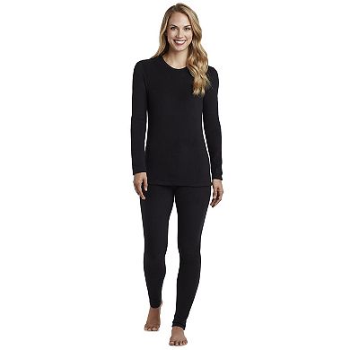 Women's Cuddl Duds® Fleece Wear Long Sleeve Crewneck Top