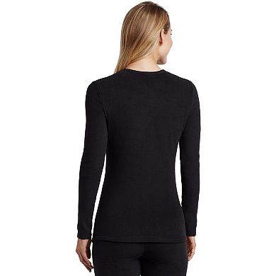 Women's Cuddl Duds® Fleece Wear Long Sleeve Crewneck Top