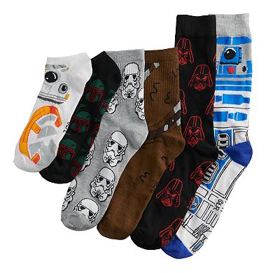 Men's 6-pack Star Wars Novelty Fashion Socks