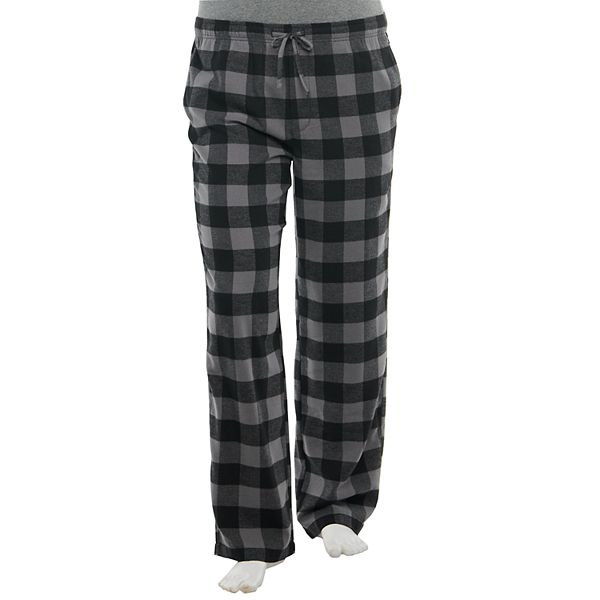 Big & Tall Croft & Barrow® Plaid Flannel Sleep Pants