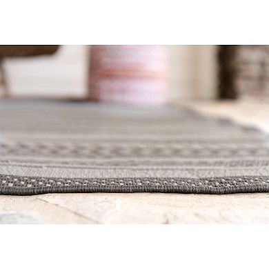 Unique Loom Outdoor Lines Area Rug