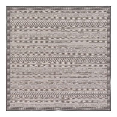 Unique Loom Outdoor Lines Area Rug