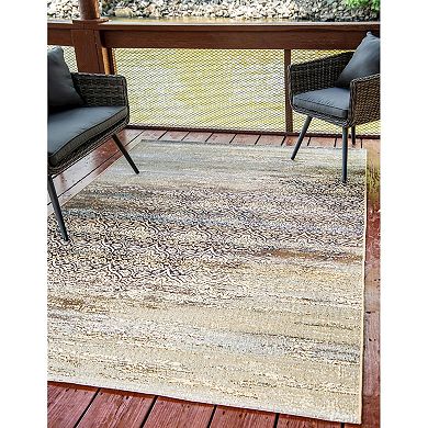 Unique Loom Outdoor Transitional Area Rug
