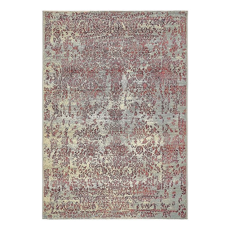 Unique Loom Outdoor Vintage Area Rug, Red, 10X12 Ft