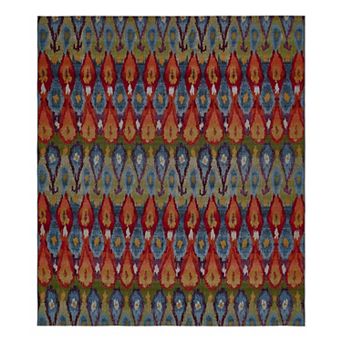 Unique Loom Outdoor Ikat Area Rug