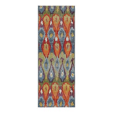 Unique Loom Outdoor Ikat Area Rug