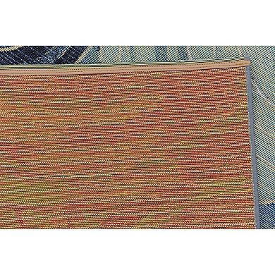 Unique Loom Outdoor Rippling Area Rug