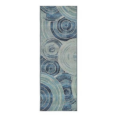 Unique Loom Outdoor Rippling Area Rug