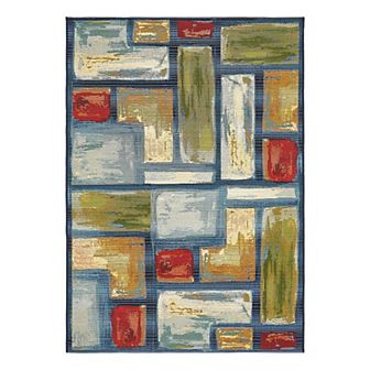 Unique Loom Outdoor Cubed Area Rug