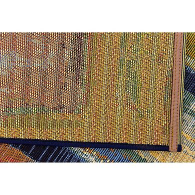 Unique Loom Outdoor Cubed Area Rug