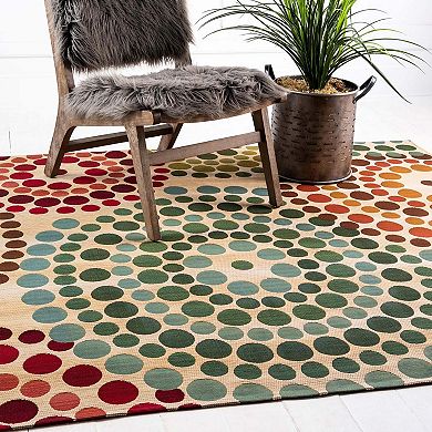Unique Loom Outdoor Spark Area Rug