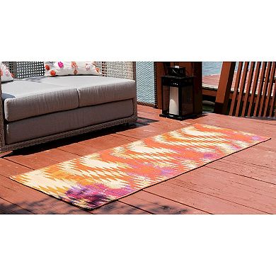 Unique Loom Outdoor Tribal Area Rug