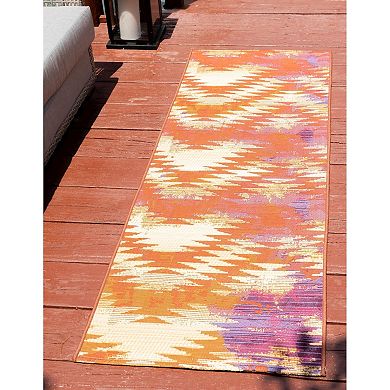 Unique Loom Outdoor Tribal Area Rug