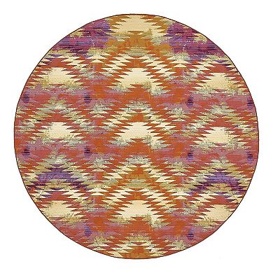 Unique Loom Outdoor Tribal Area Rug