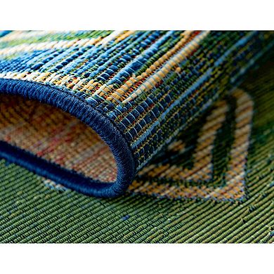 Unique Loom Outdoor Vortex Area Rug